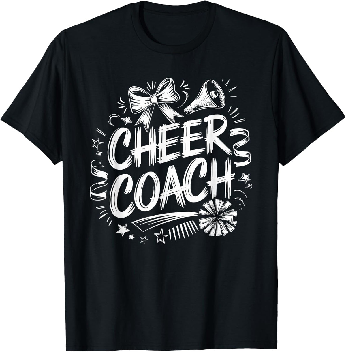 Cheering Coach Cheer Coach, Cheerleader Cheerleading T-Shirt