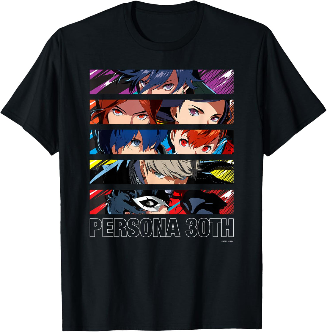 ATLUS Persona 30th: Protagonist Series Hero Line Up T-Shirt