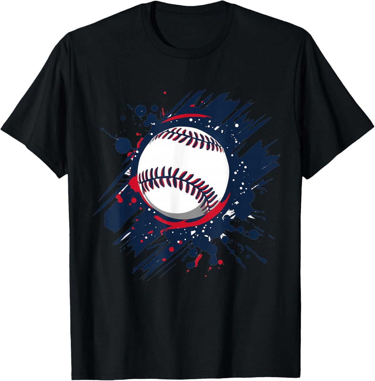 Baseball Player and Fan Graphic T-Shirt