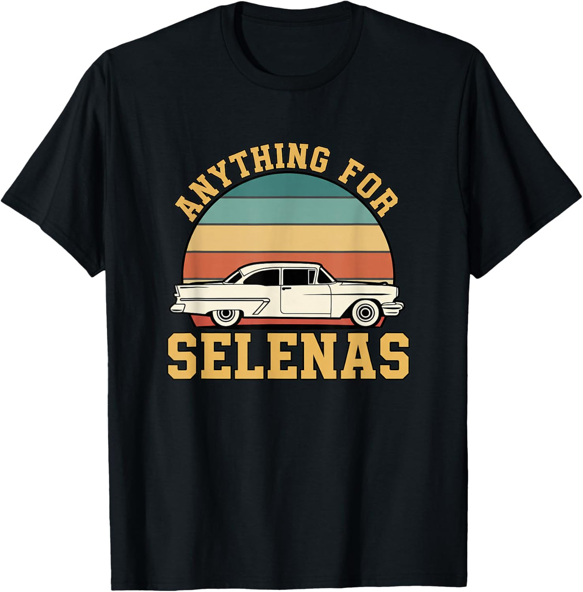Anything for Selenas Retro Car Sunset Classic Fan T-Shirt