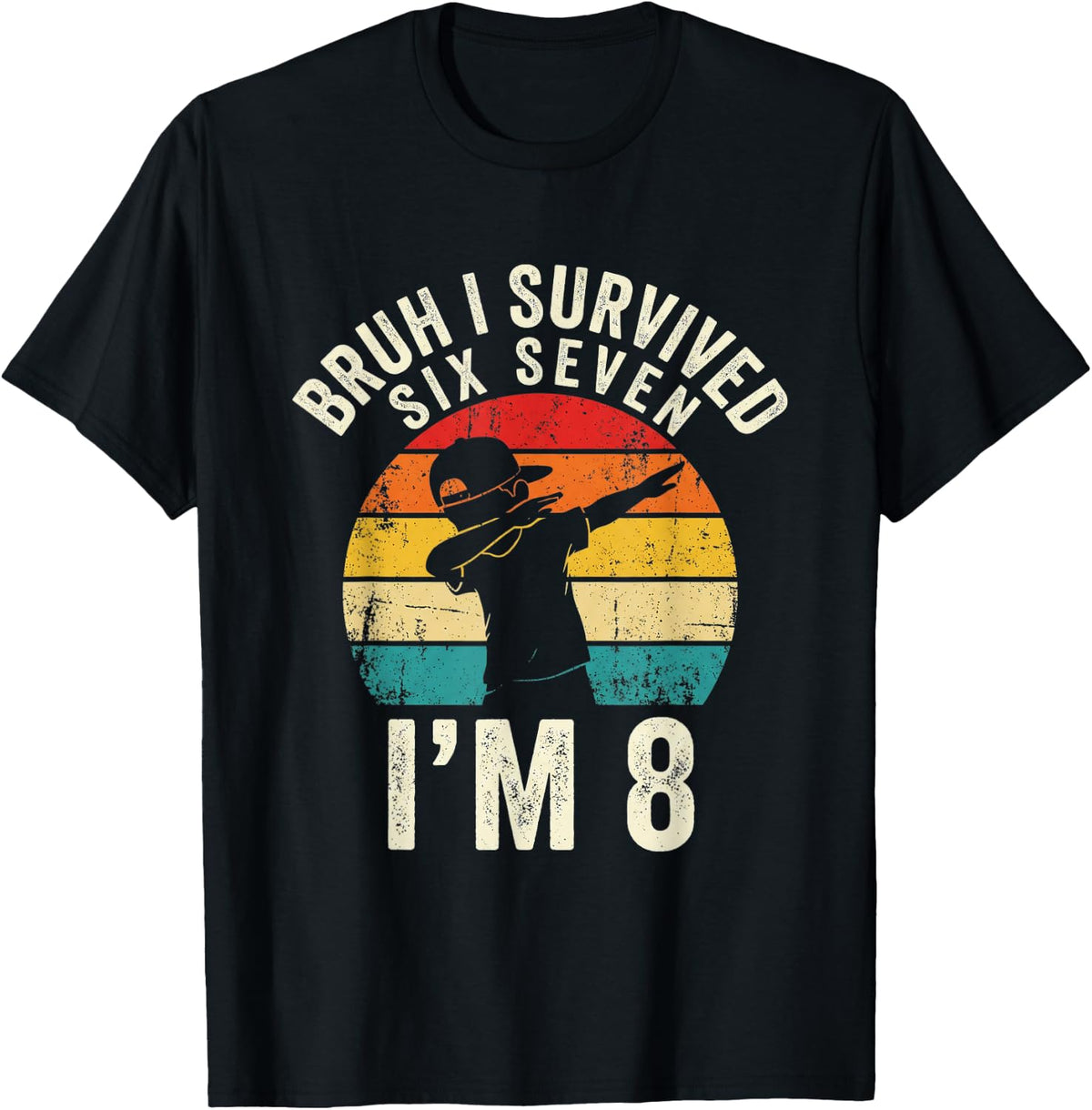 8th Birthday Boy Funny Graphic Tee Dubbing 6 7 Year Old Boys T Shirts