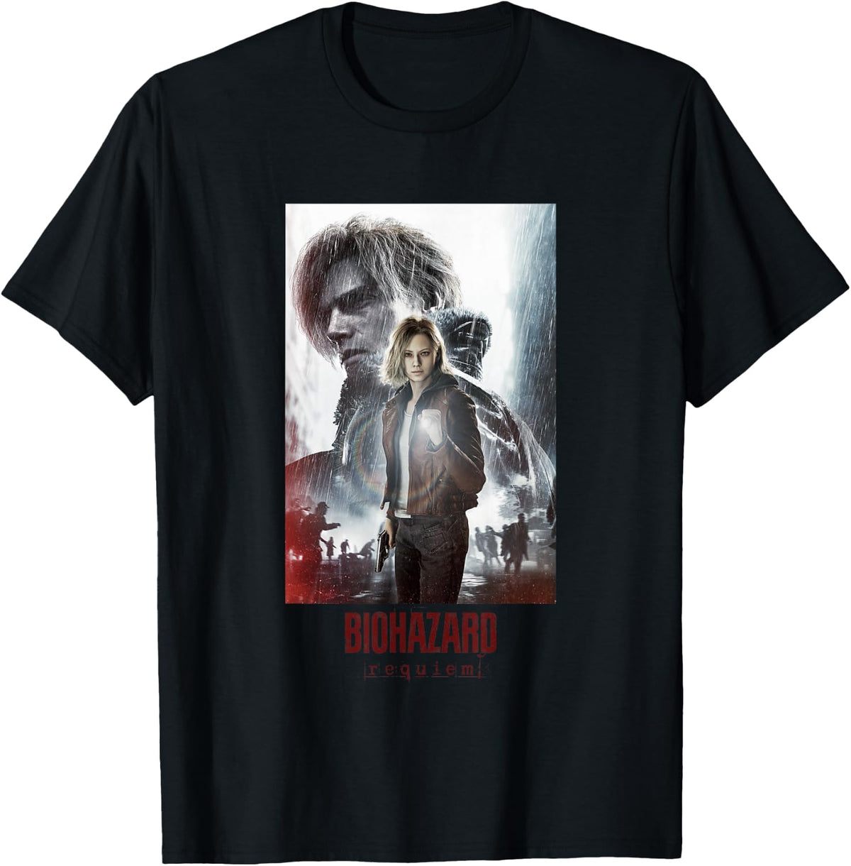 Resident Evil Requiem Leon ＆ Grace Art FP T-Shirt