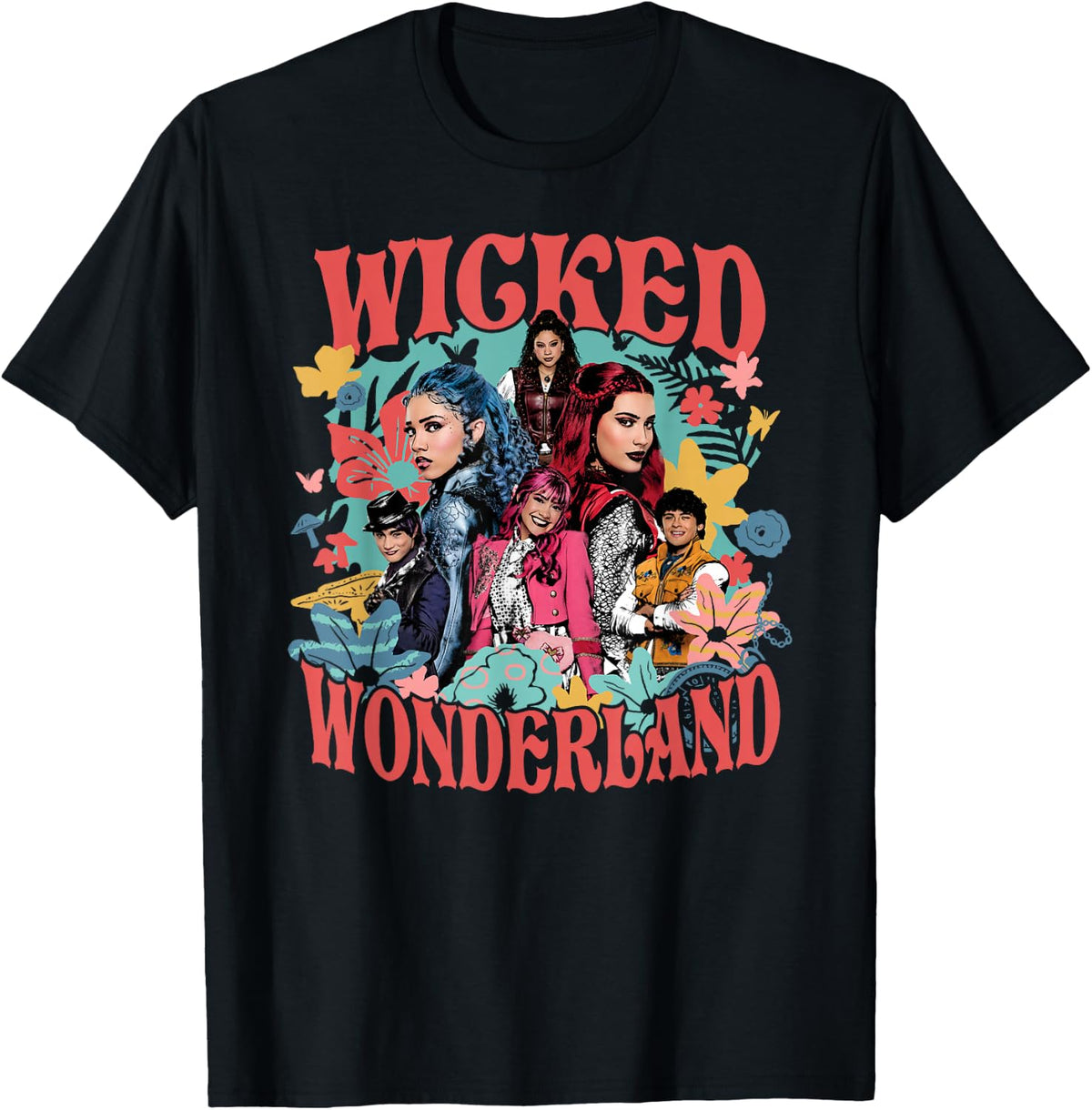 Disney Descendants: Wicked Wonderland Full Cast Portrait T-Shirt