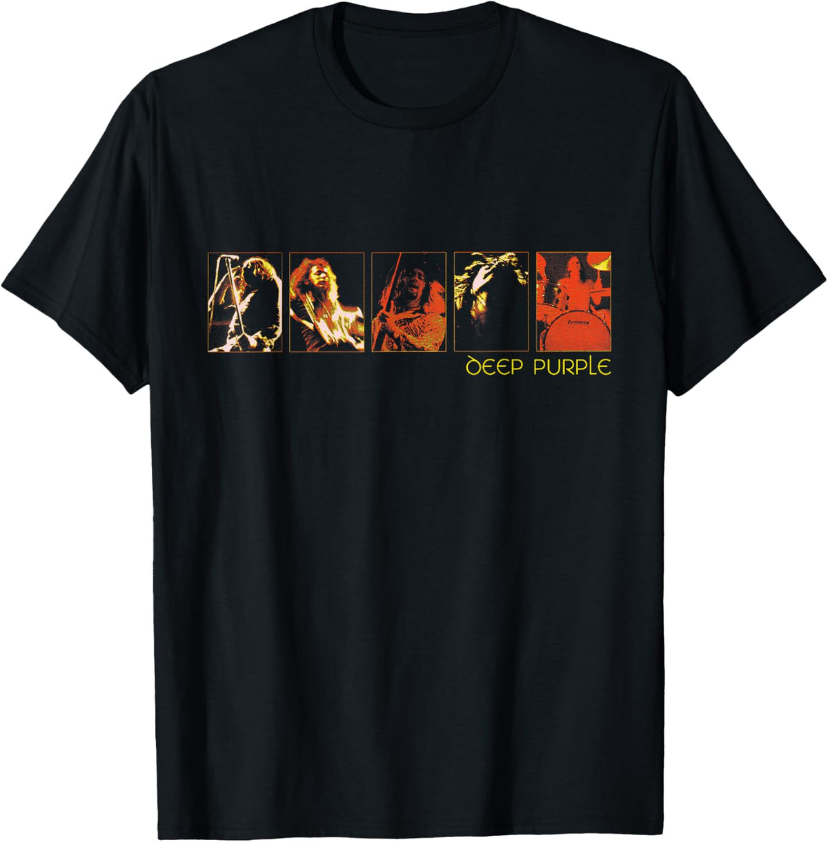 Deep Purple Collage Portraits T-Shirt