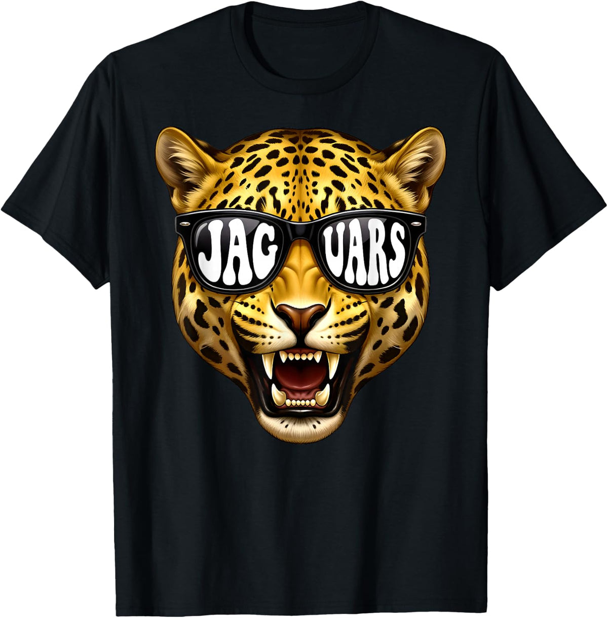 Vintage Jaguar with Sunglasses for Men Women Kids T-Shirt