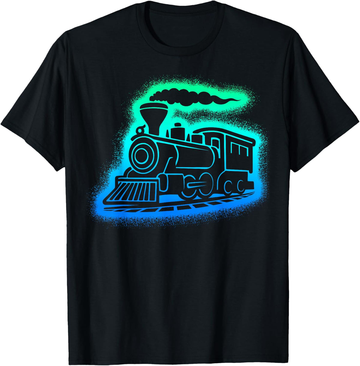 Railroad Trains Locomotive Kids Boys Men Model Train T-Shirt