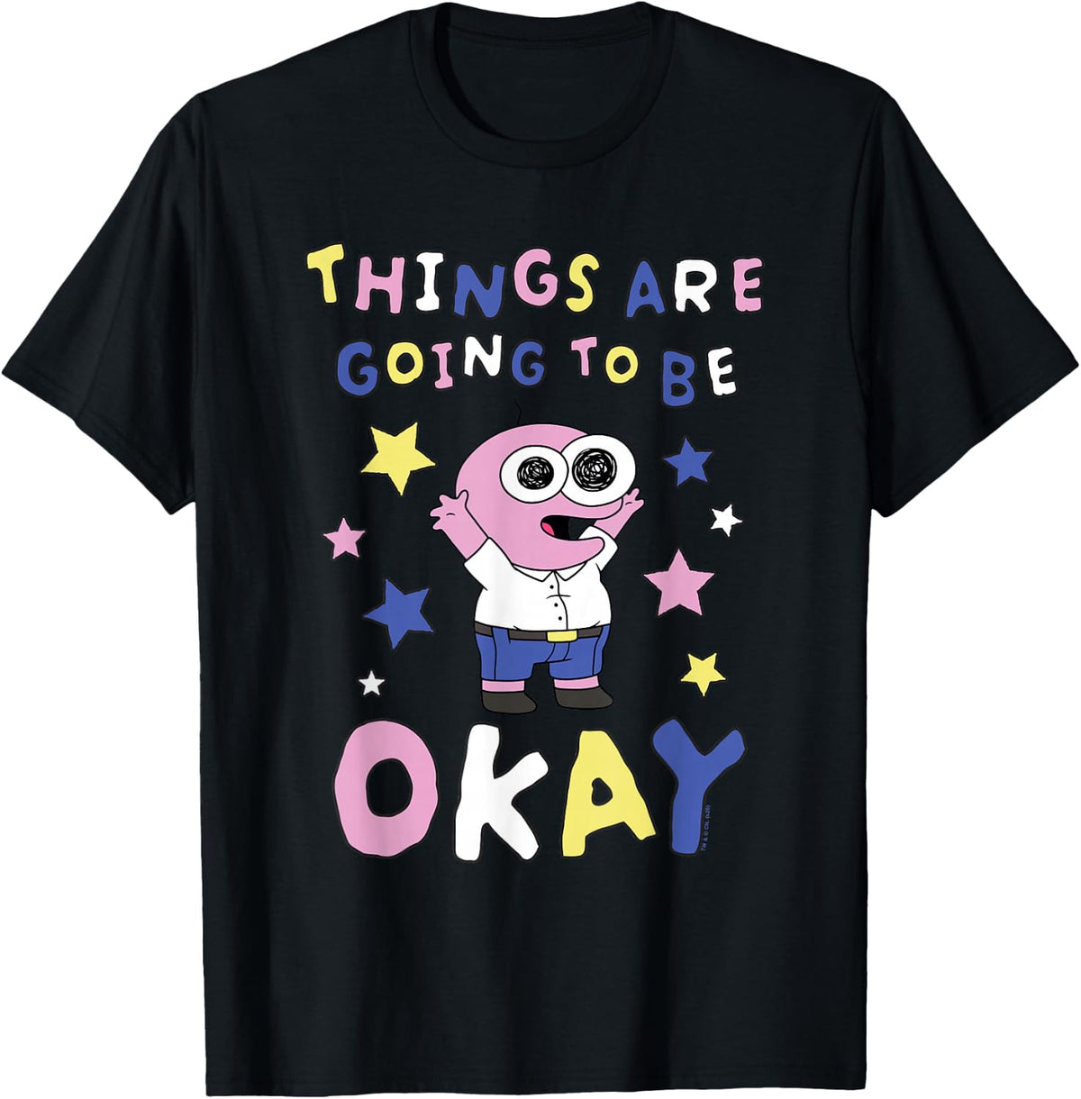 Smiling Friends Things are Going to Be Okay PIM Cartoon T-Shirt