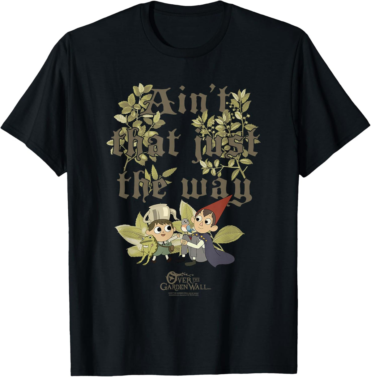 Over The Garden Wall Ain't That Just The Way Leaves Cartoon T-Shirt