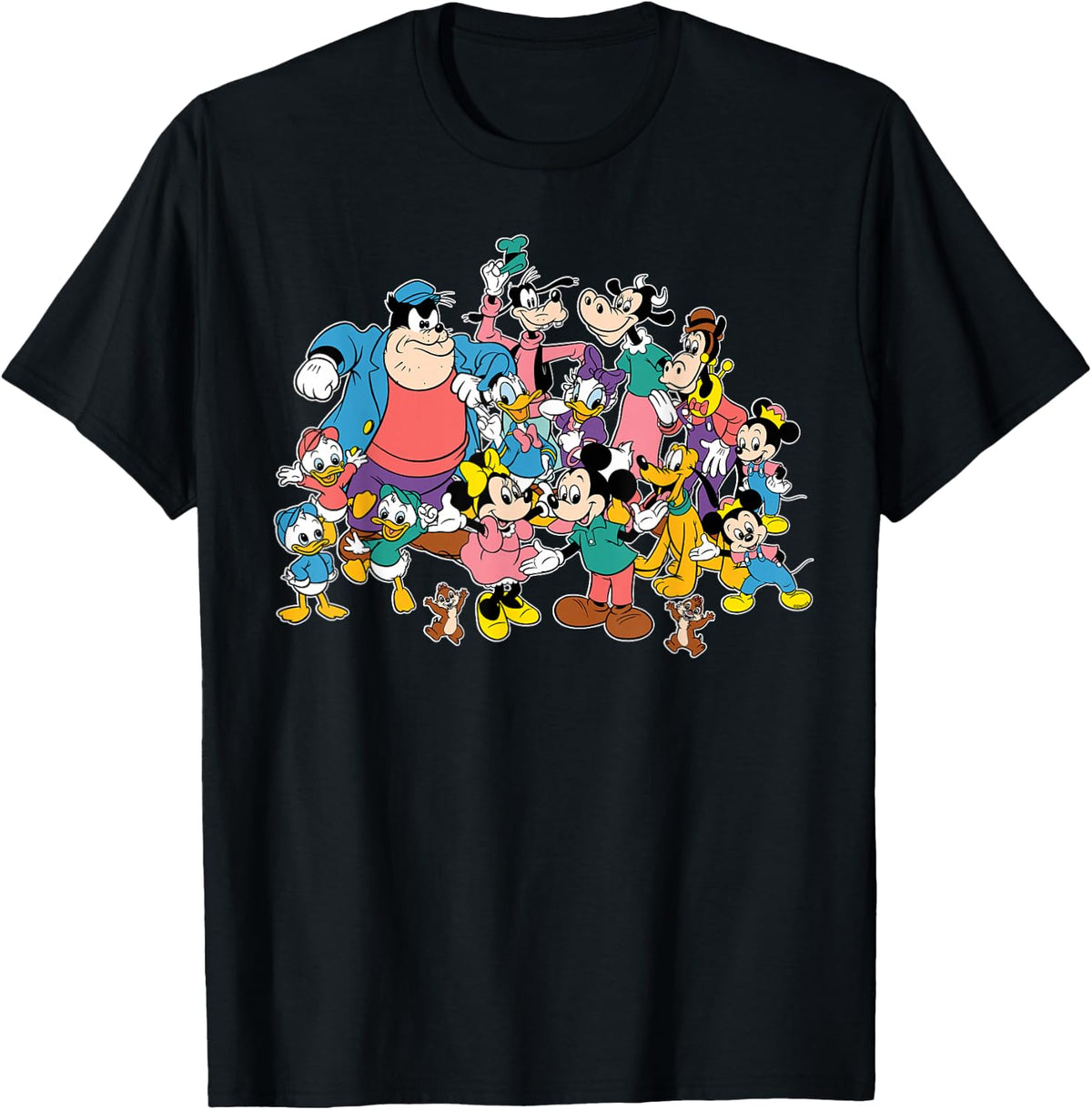 Disney Mickey Mouse & Friends Retro Matching Group Pose T-Shirt