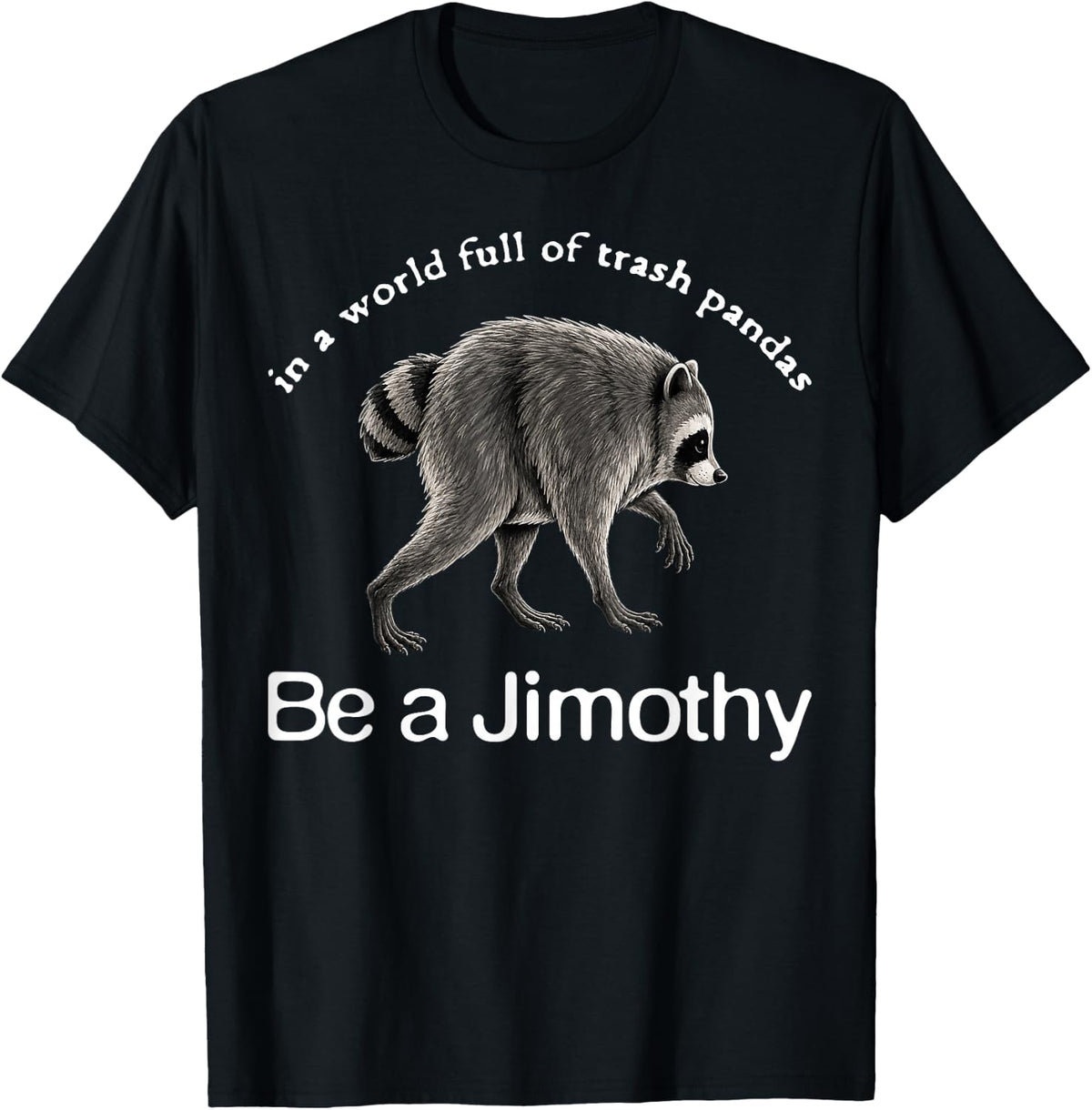 Be A Jimothy Raccoon Funny Jimothy Vintage Raccoon Meme T-Shirt