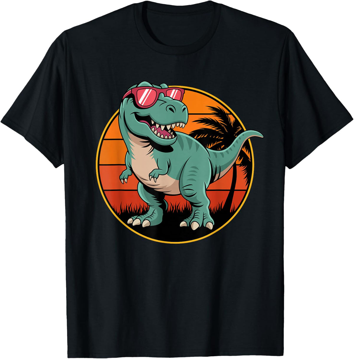 Dinosaur T Rex Tyrannosaurus Funny Prehistoric Kids Boys Men T-Shirt