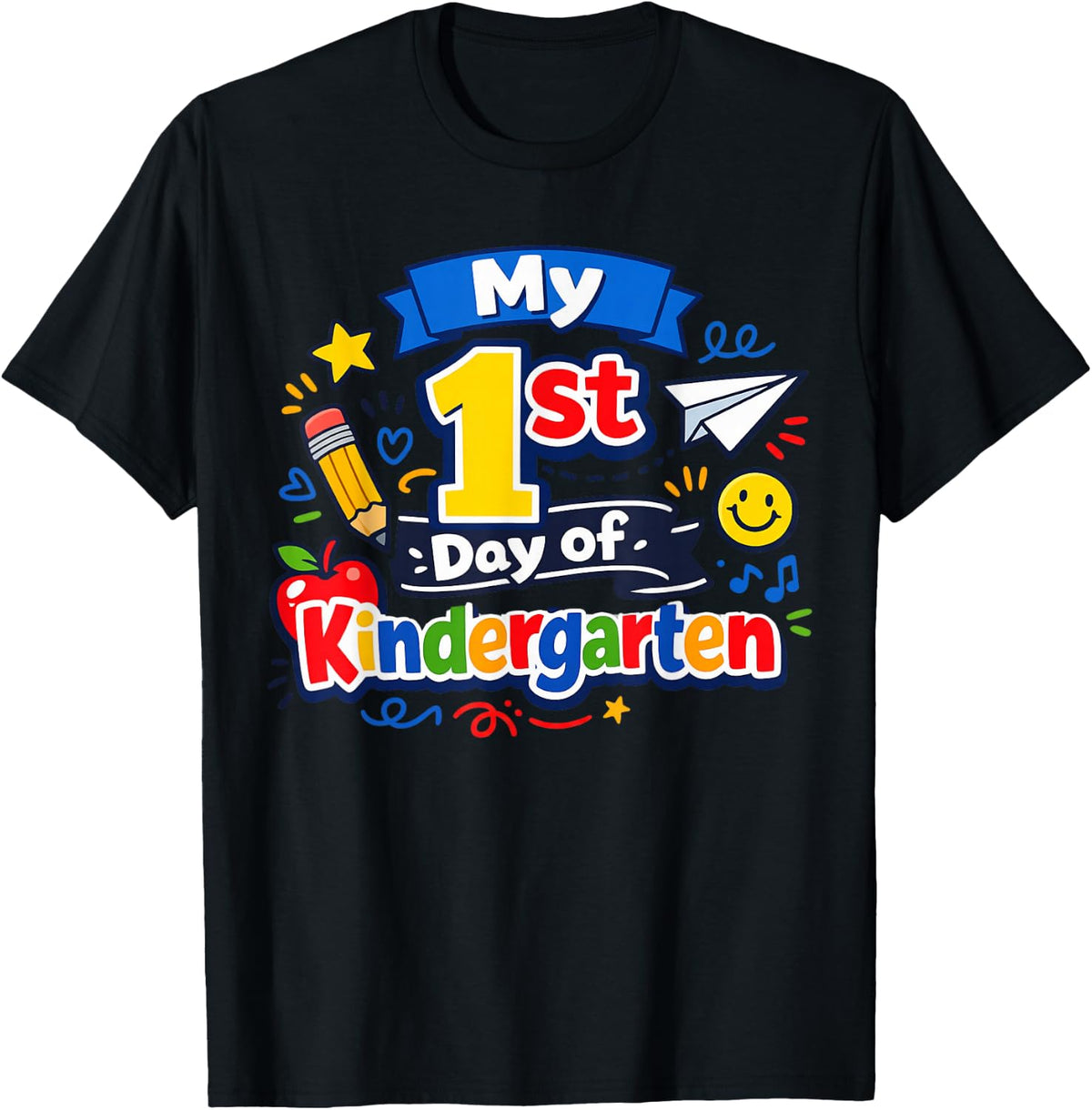 My First Day of Kindergarten Boys School T-Shirt