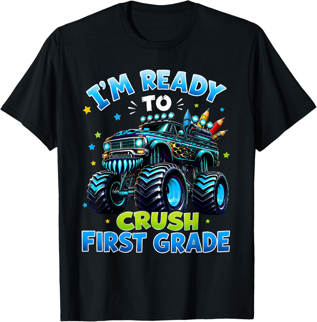 1st Grade Shirt Boys First Day of First Grade Back to School T-Shirt