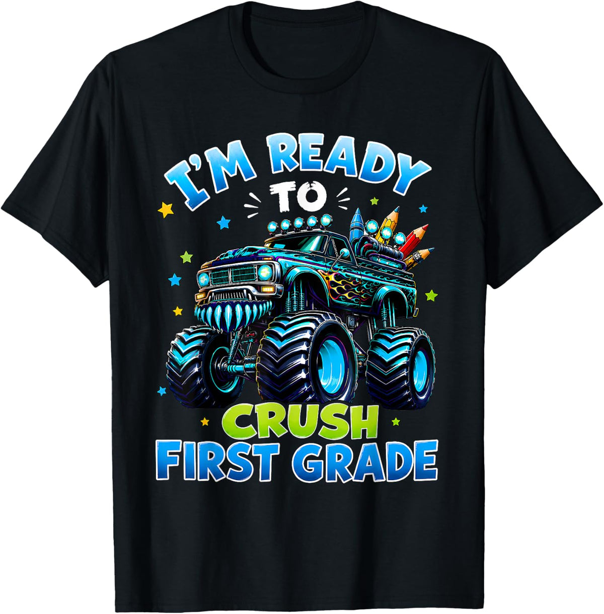 1st Grade Shirt Boys First Day of First Grade Back to School T-Shirt