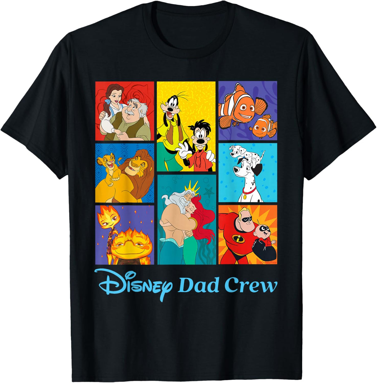 Disney Dad Crew Famous Dads & Kids Father's Day Family Trip T-Shirt