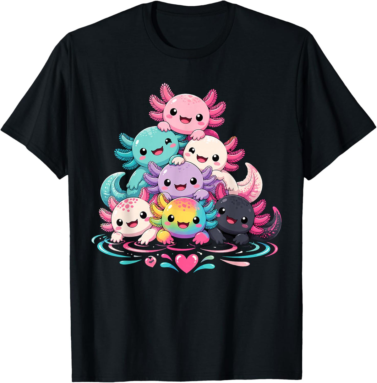 Cute Axolotl Kawaii T-Shirt