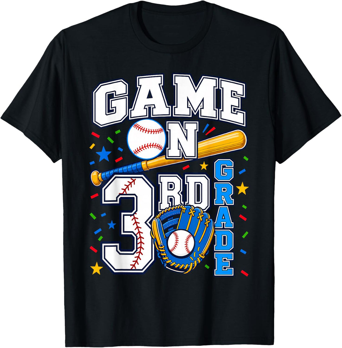 3rd Grade for Boys Back to School First Day of Third Grade T-Shirt