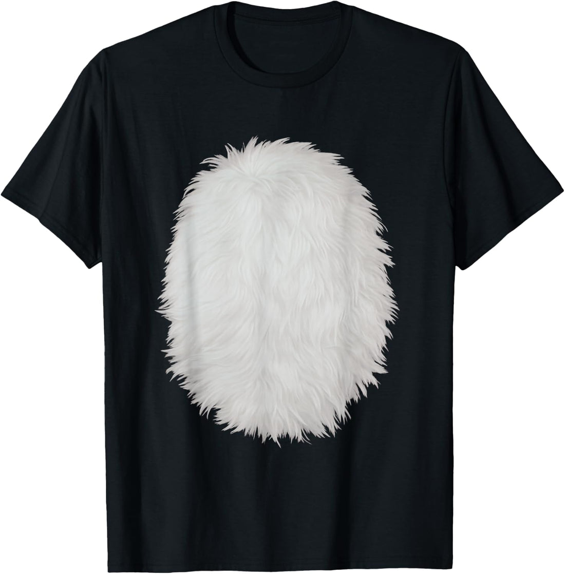 White Belly Costume DIY Cosplay Panda Bear Cat Skunk Deer T-Shirt