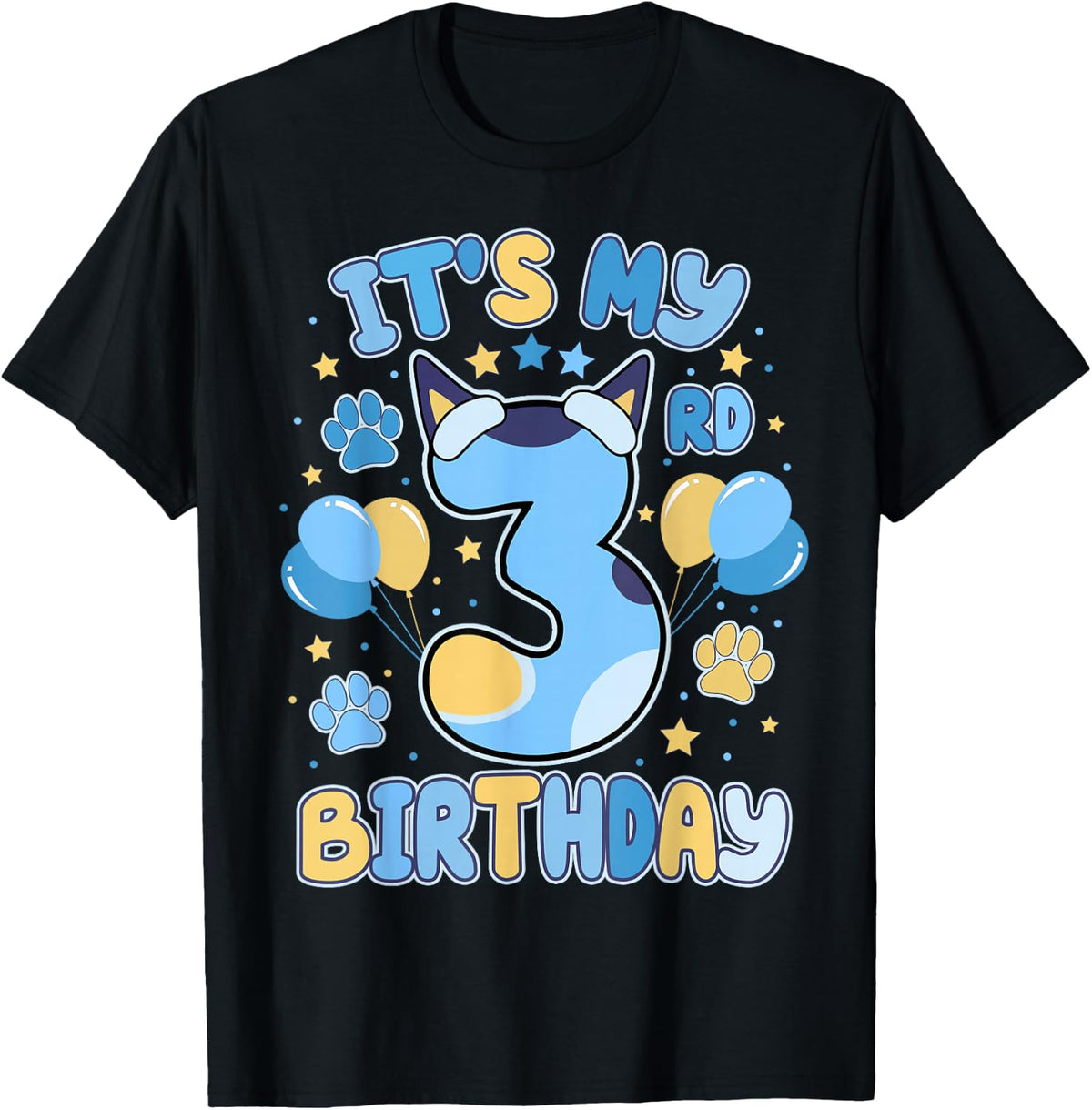 It’s My 3rd Birthday Three Boy Toddler Dog Lover Puppy Theme T-Shirt