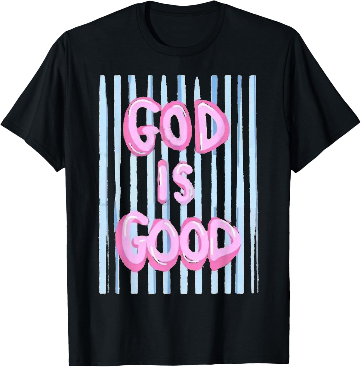 God is Good Print Vintage T-Shirt