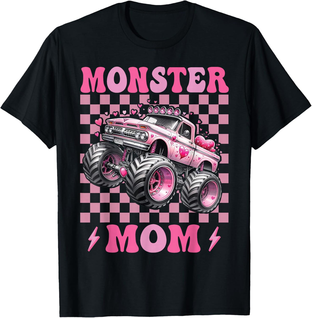 Monster Truck Mom Family Matching Monster Trucks Birthday T-Shirt