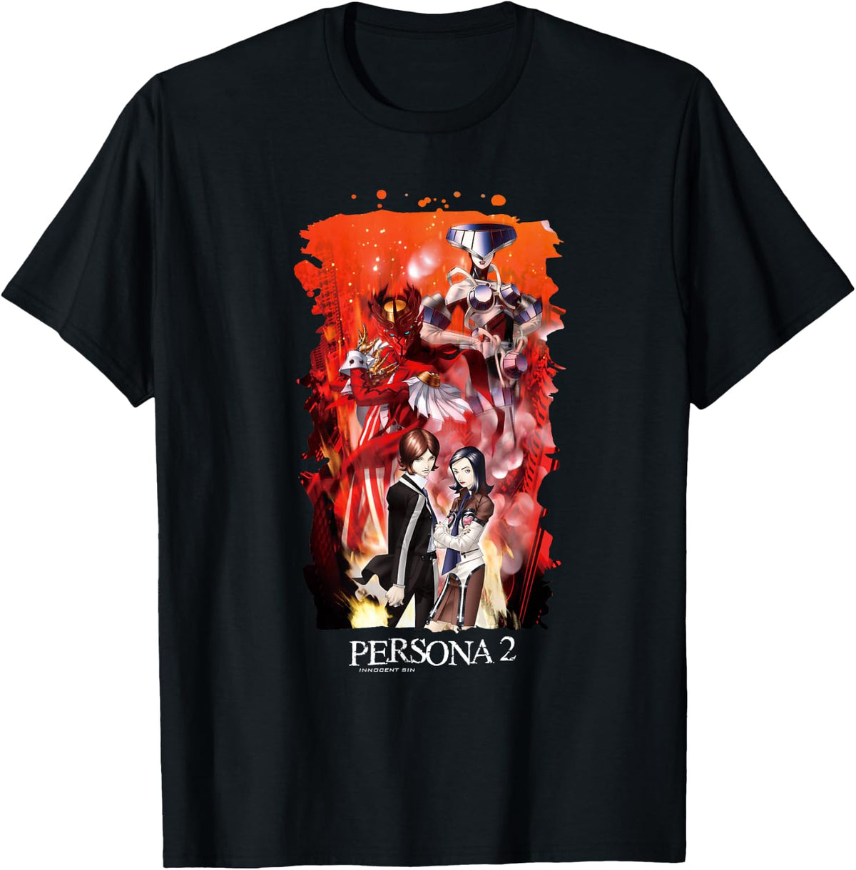 ATLUS Persona 2 Innocent Sin Eternal Punishment Gaming Tees T Shirts for Men Women