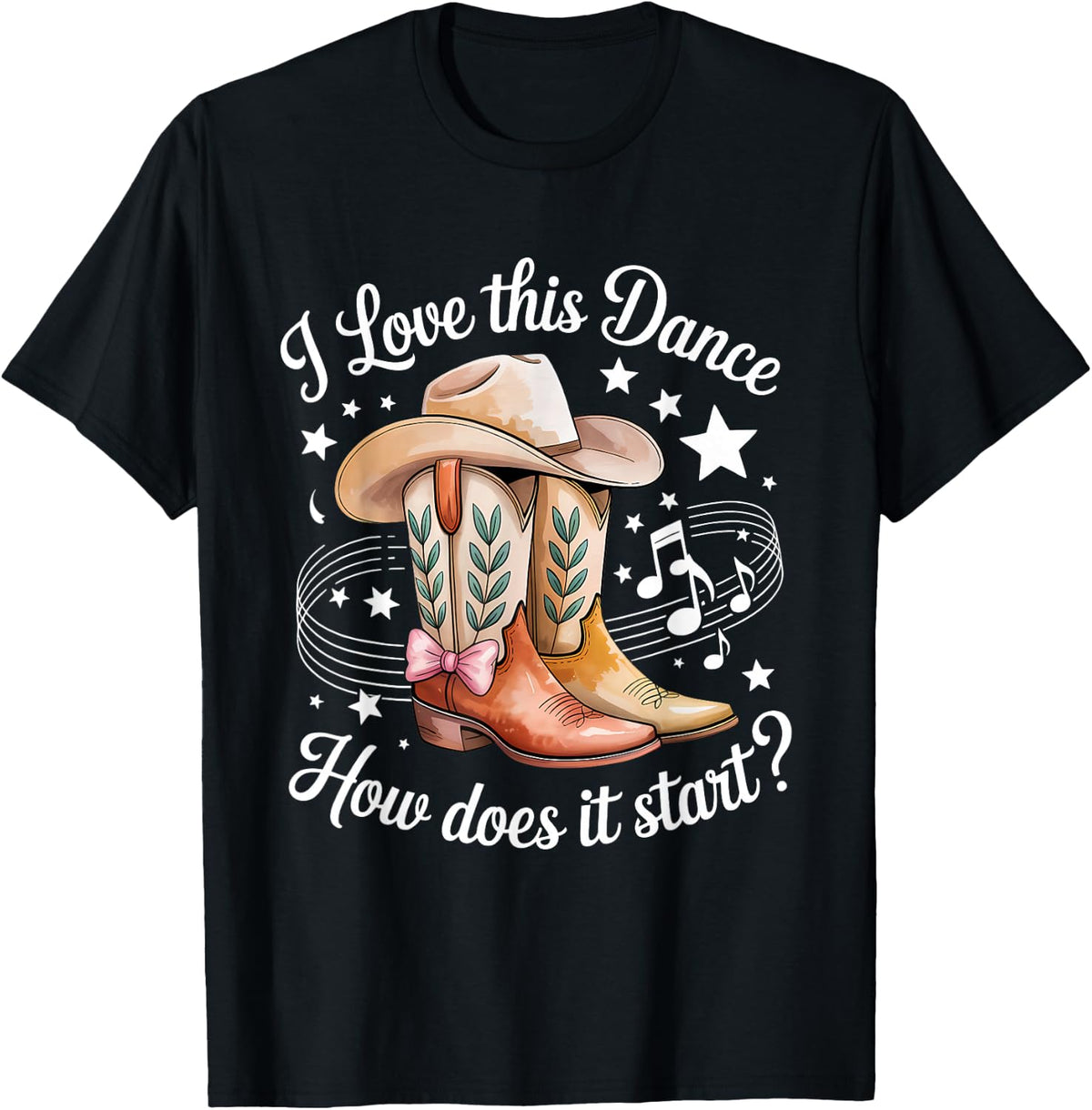 I Love This Dance How Does It Start Line Dance T-Shirt