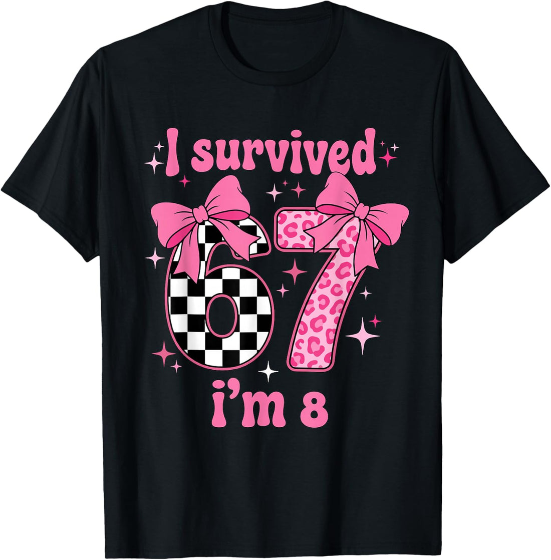 8th Birthday I'm 8 Year Old Six Seven Bruh 6 7 T-Shirt