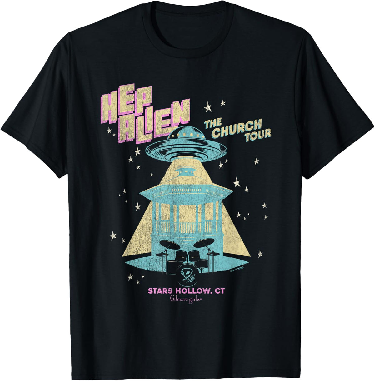 Gilmore Girls Hep Alien Church Tour T-Shirt