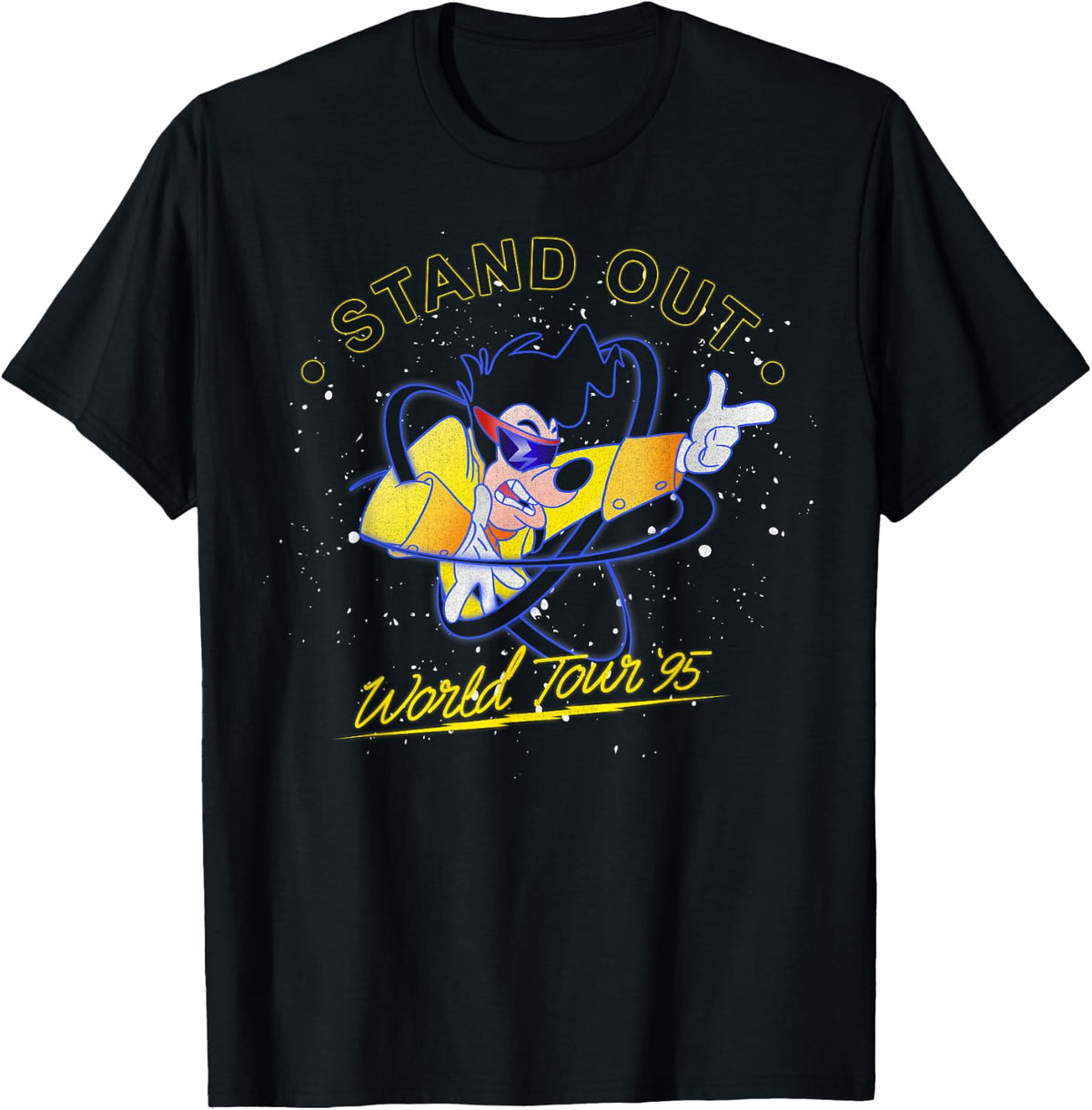 Disney A Goofy Movie Powerline Stand Out World Tour '95 T-Shirt