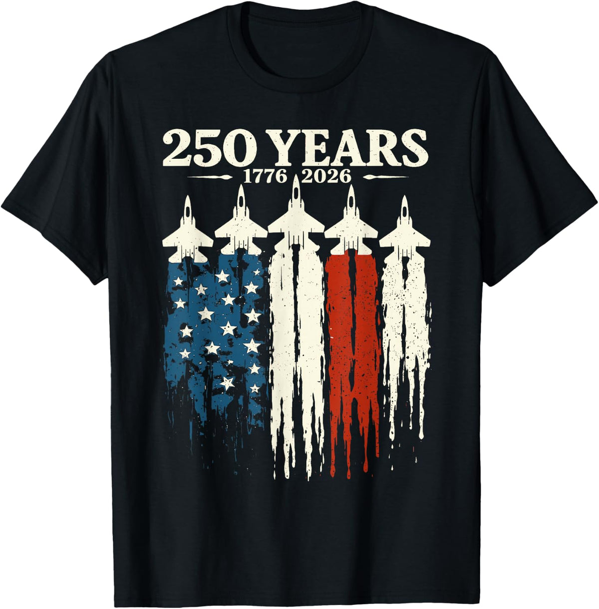 250 Anniversary USA Patriotic 250 Years American 4th of July T-Shirt