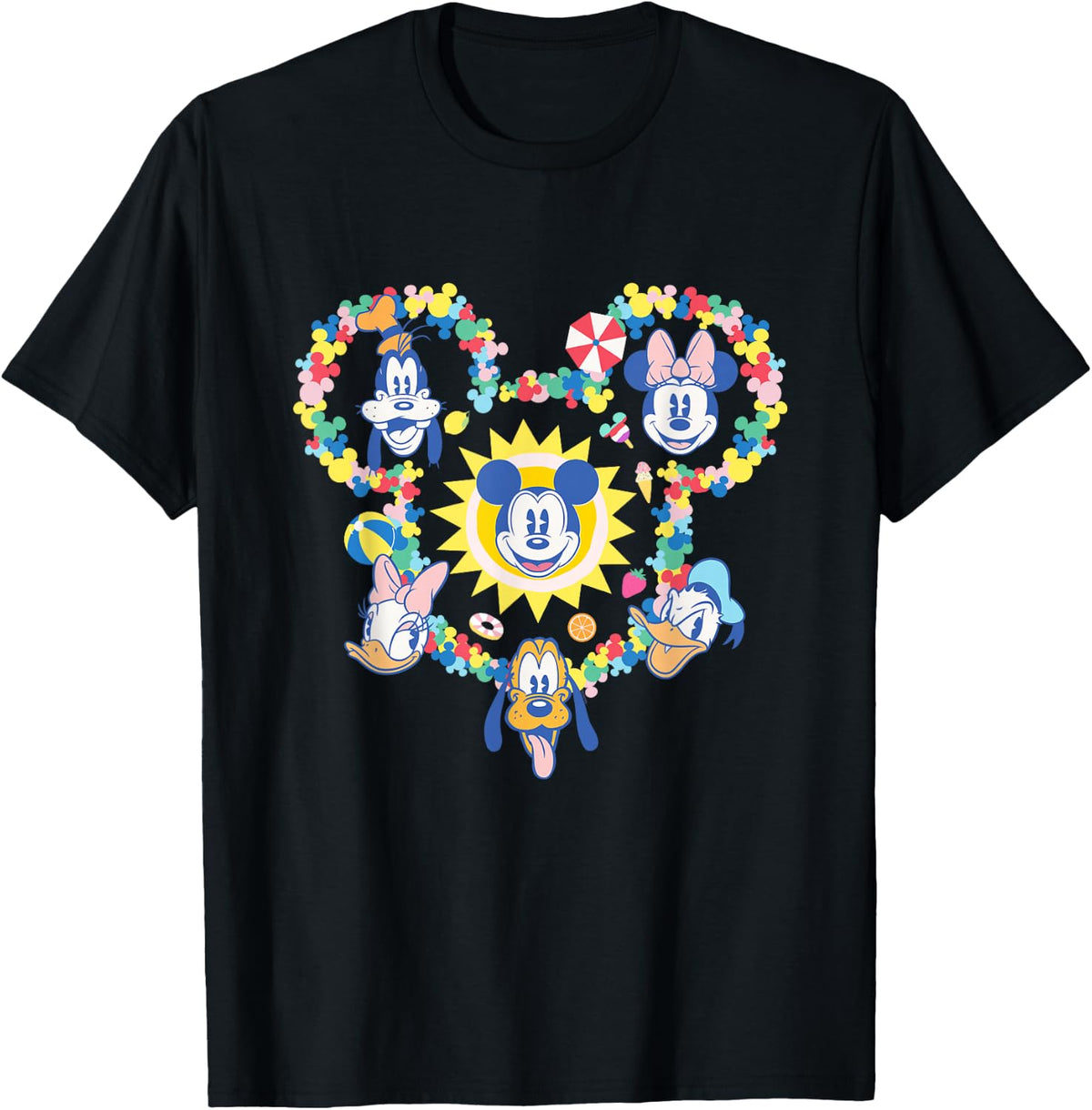 Disney Mickey & Friends Summer Vacation Mickey Mouse Icon T-Shirt