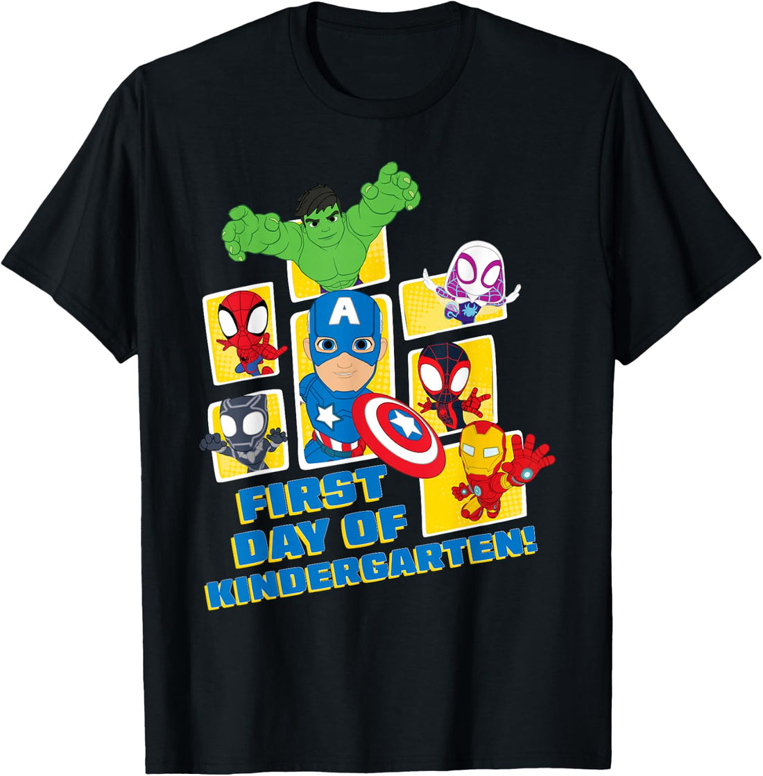 Marvel Spidey & His Amazing Friends 1st Day of Kindergarten T-Shirt