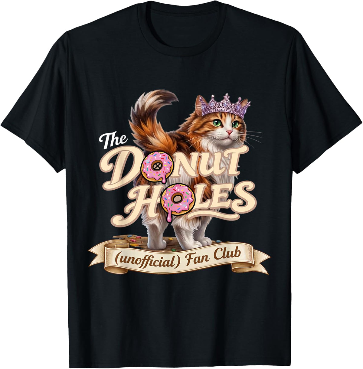 The Donut Cat Fan Funny Cats Meme T-Shirt
