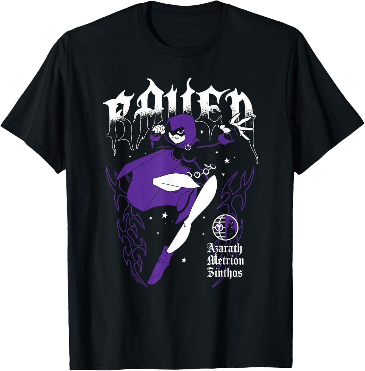 DC Comics Teen Titans Raven Azarath Metrion Zinthos Mantra T-Shirt