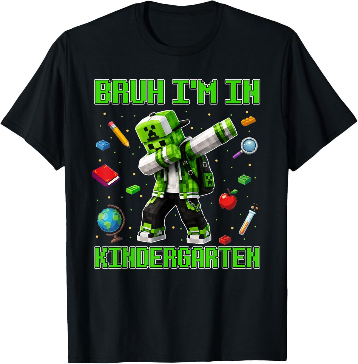 Bruh I'm in Kindergarten Boys Gamer Back to School First Day T-Shirt