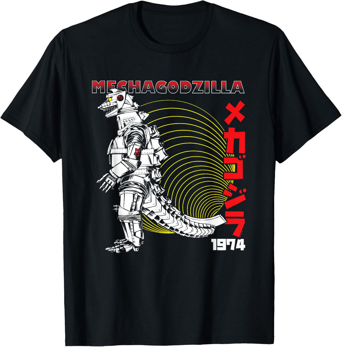 Godzilla Illustrated Mechagodzilla 1974 Vintage Kaiju Movie T-Shirt