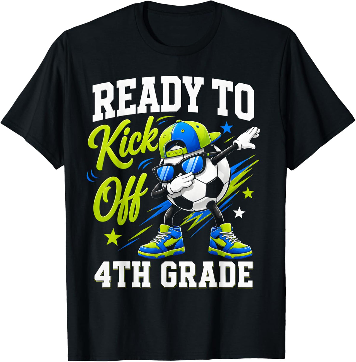 Im Ready to Kick Off Fourth 4th Grade Back Schoo First Day T-Shirt