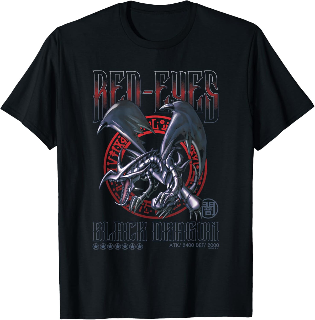 Yu-Gi-Oh! Red-Eyes Black Dragon Trading Card Game Anime T-Shirt
