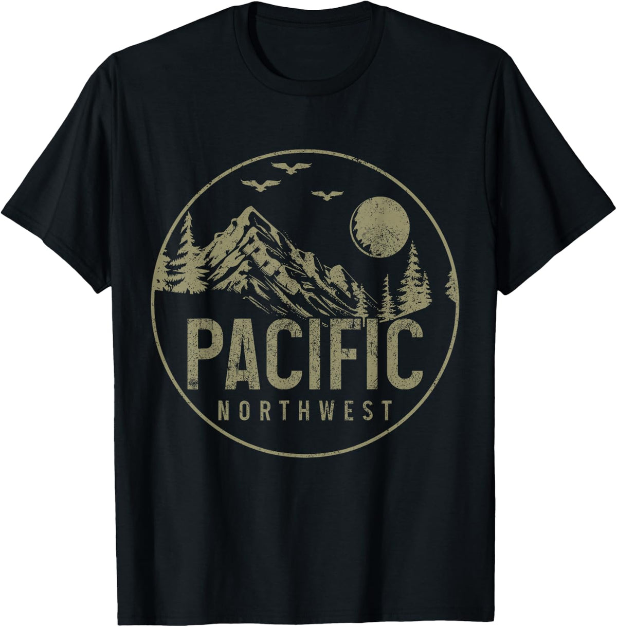 PNW Pacific Northwest Oregon Washington Nature Outdoor T-Shirt