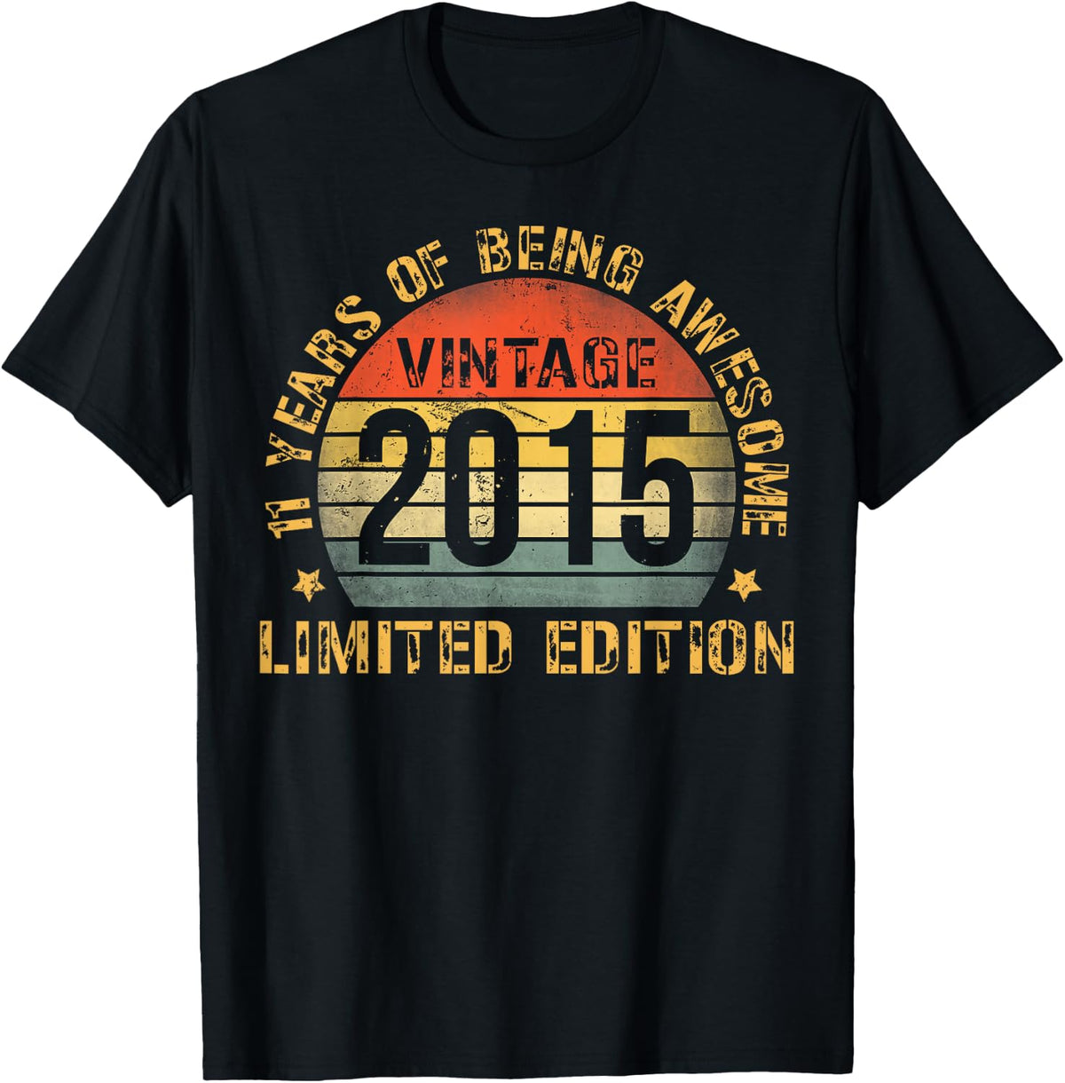 11yr Bday Son Boy Funny 2015 11th 11 Year Old Birthday T-Shirt