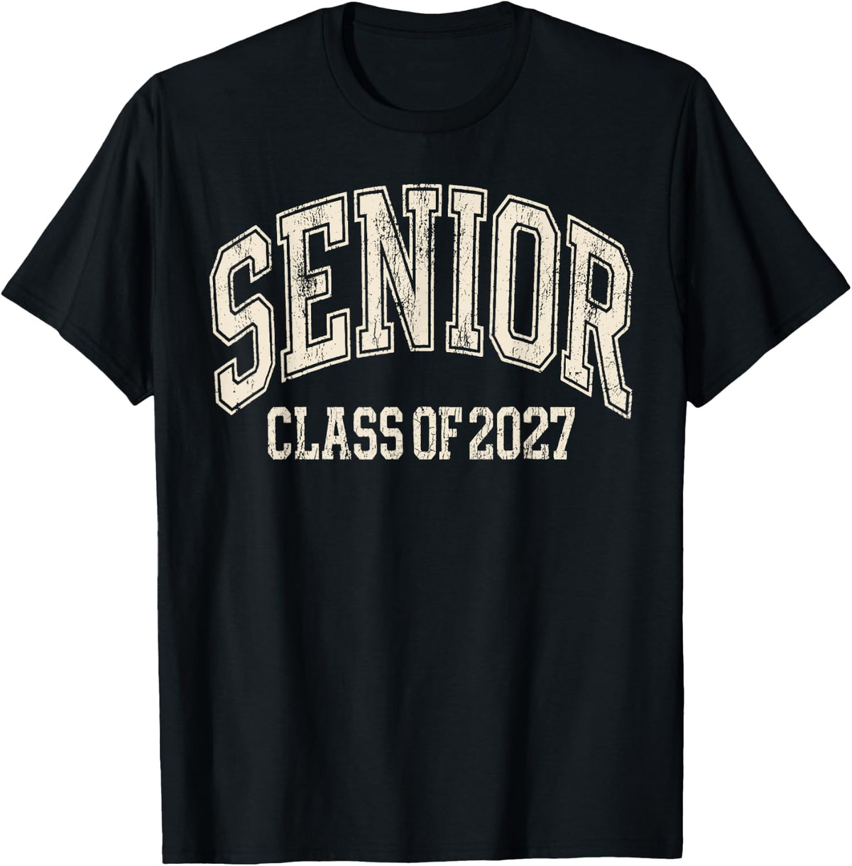Retro Class of 2027 Senior Student School Graduation 2027 T-Shirt