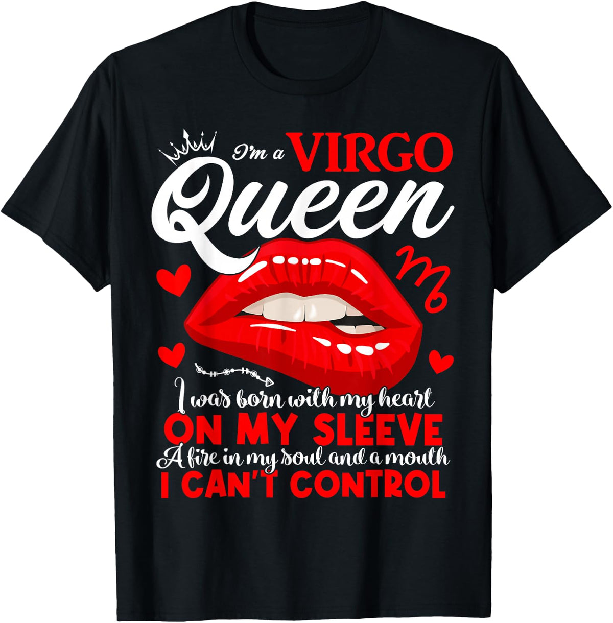 Virgo Queen September August Birthday Virgo Zodiac Sign T-Shirt