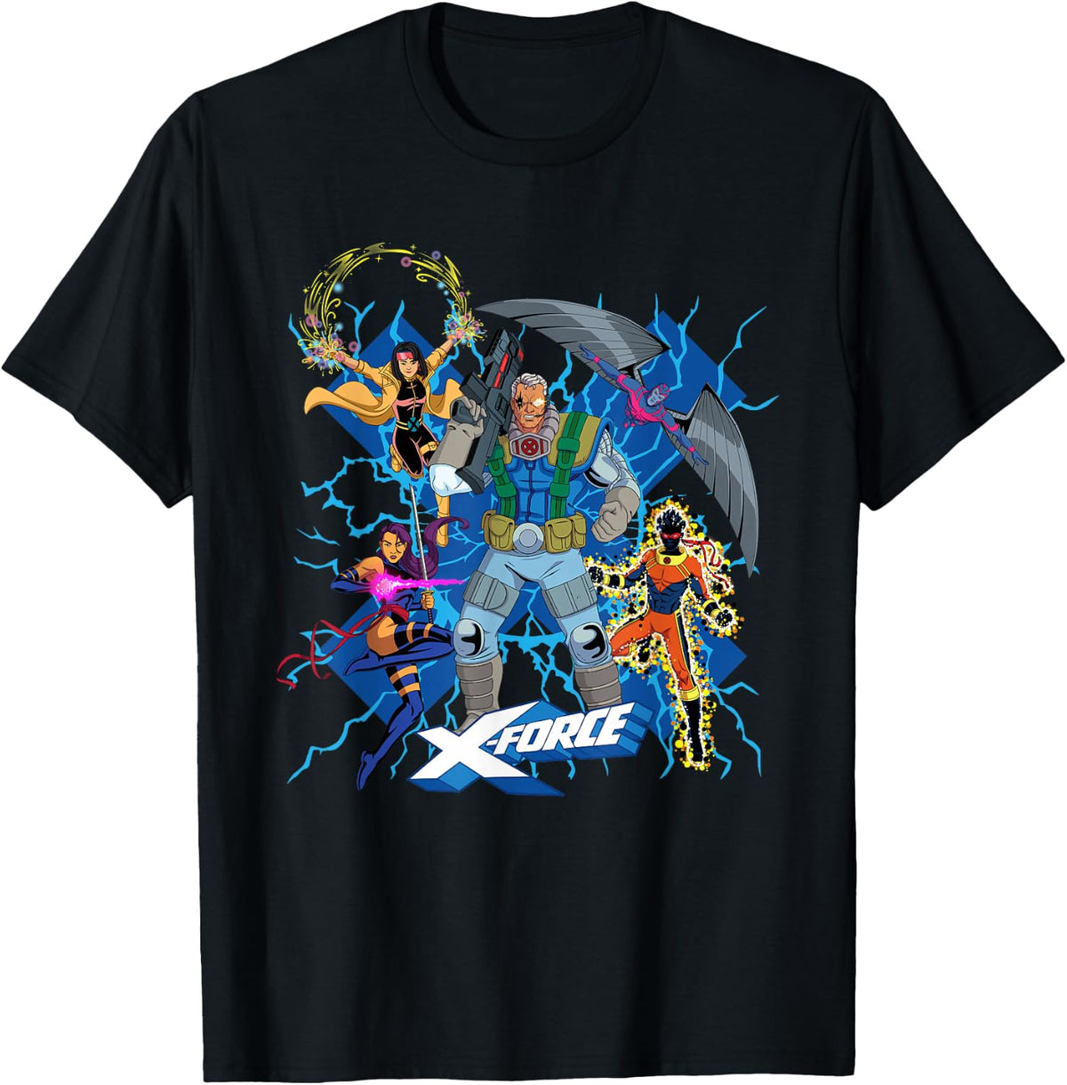 Marvel Studios X-Men '97 Season 2 Cable and X-Force Team T-Shirt