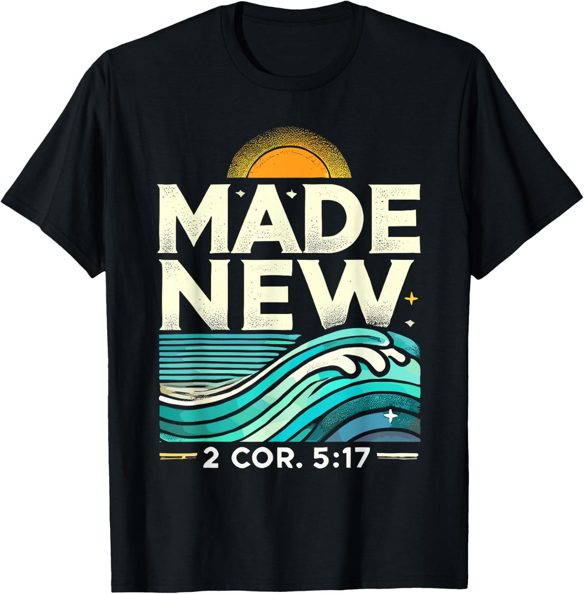 Made New Baptism Shirt Christian Shirts for Youth Baptized T-Shirt