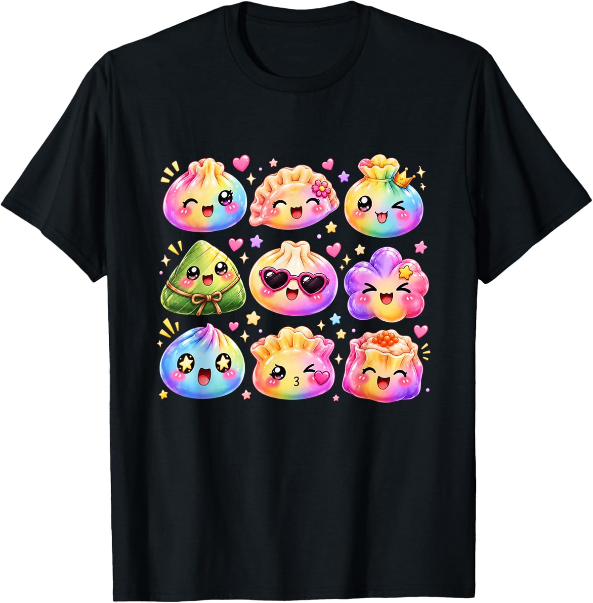 Cute Dumpling Kawaii Pastel Anime Dumpling Lovers Kids Girls T-Shirt