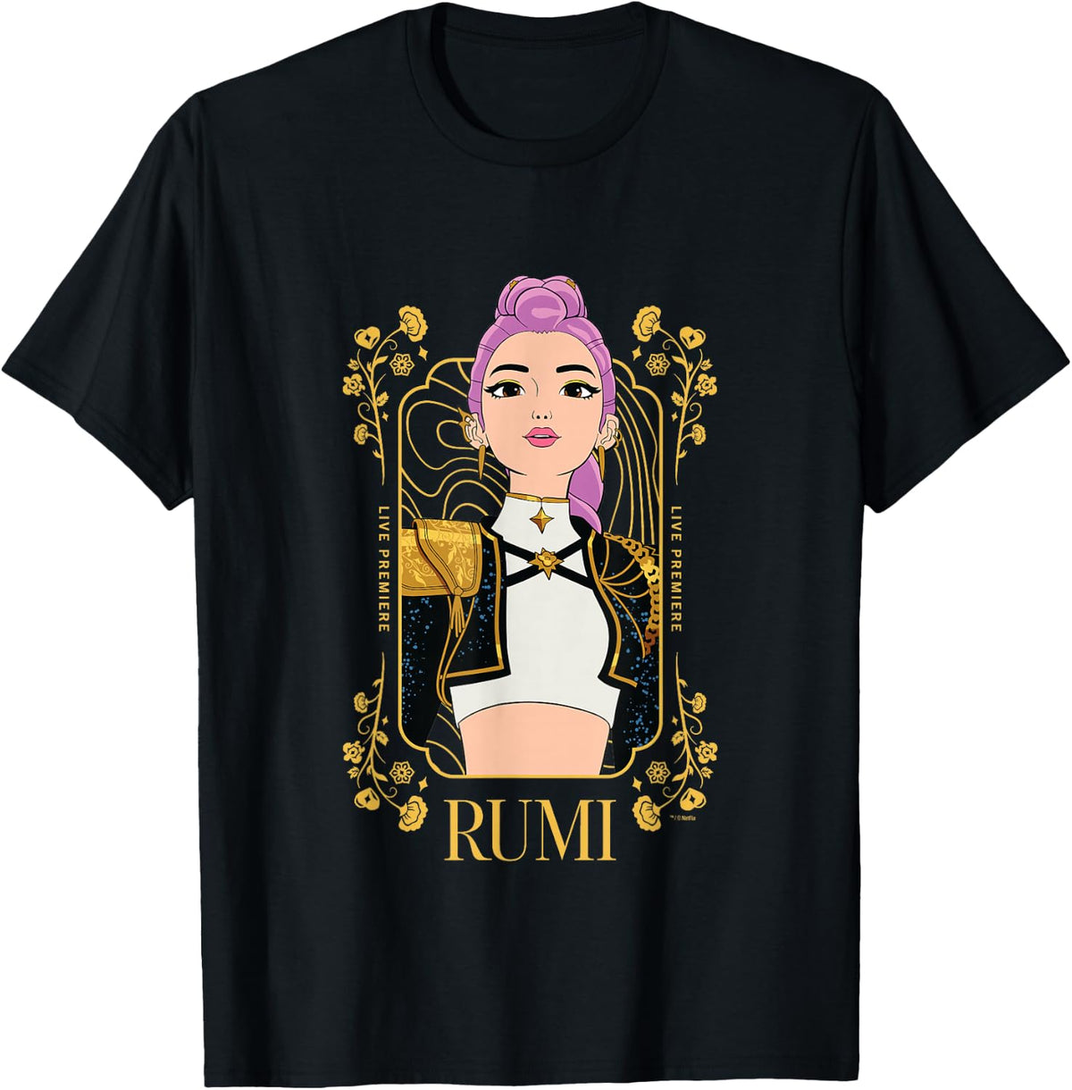 Kpop Demon Hunters Golden Rumi Officially Licensed T-Shirt