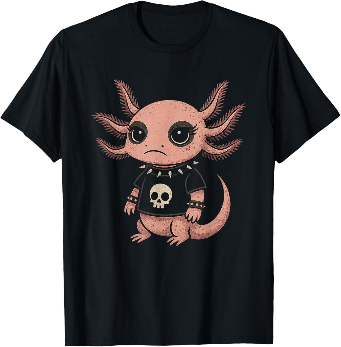 Womens Goth Goth Girls Emo Girl Gothic Emo Axolotl T-Shirt