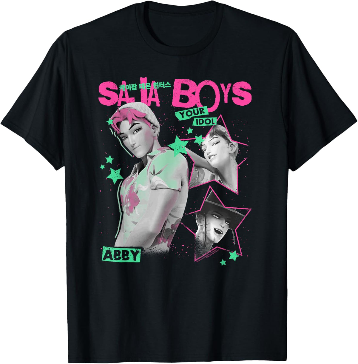 Kpop Demon Hunters Saja Boys Your Idol Abby T-Shirt