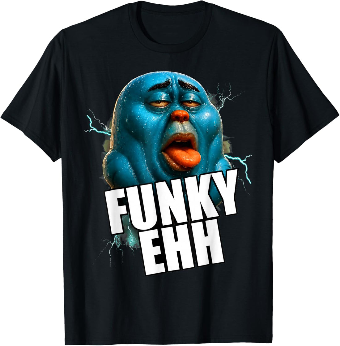 Weird Glossy Blue Blob T-Shirt